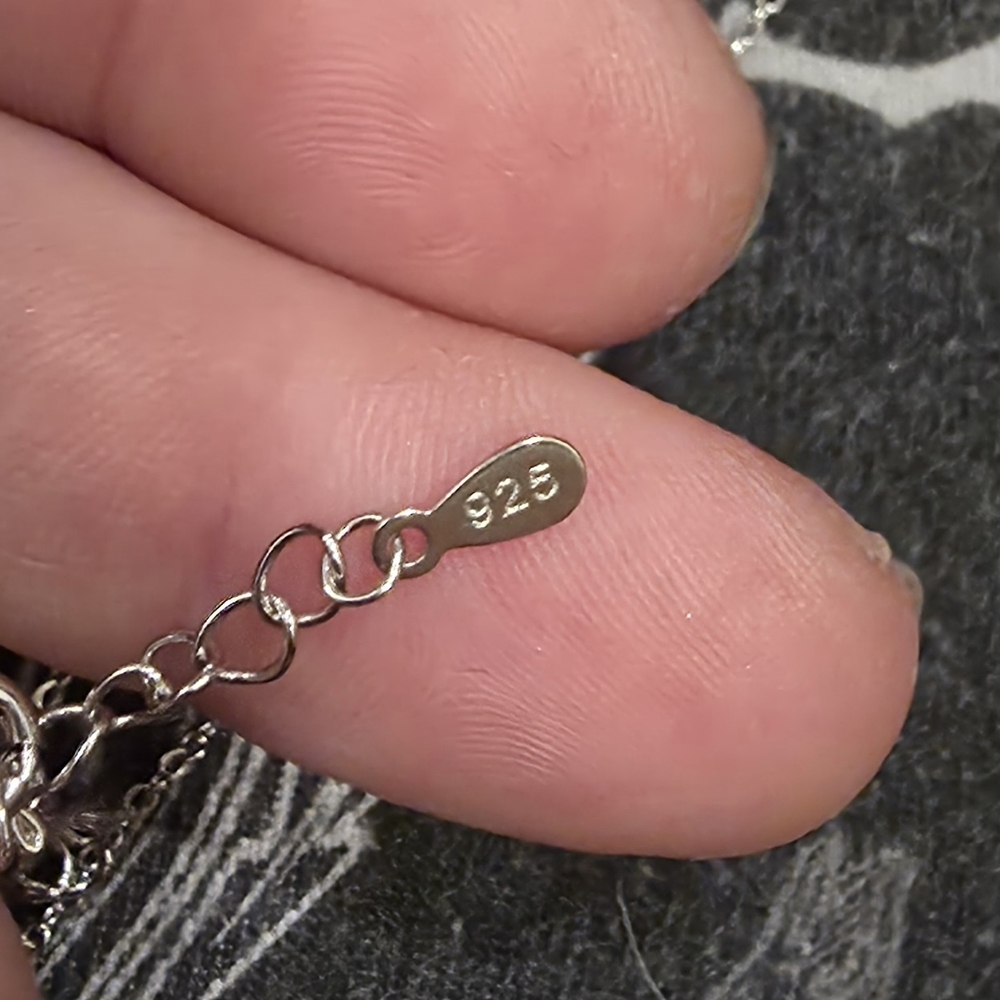 1 Carat Windmill Moissanite Sterling Silver Pendant Necklace - Picture 7 of 7